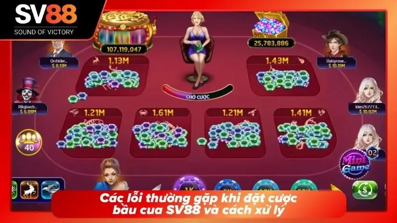Tránh các lỗi hệ thống cơ bản khi chơi bầu cua SV88