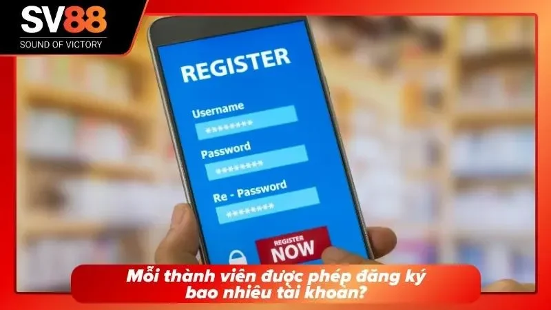 Mỗi người chơi chỉ sở hữu duy nhất 1 tài khoản
