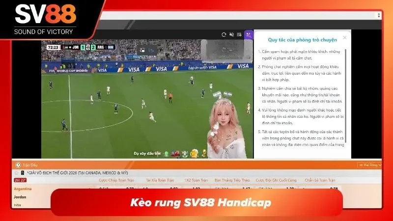 Hình thức Live Betting Handicap cực hot