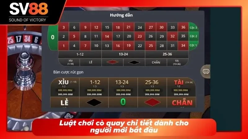 Toàn bộ quy tắc chơi roulette cơ bản cho tân thủ