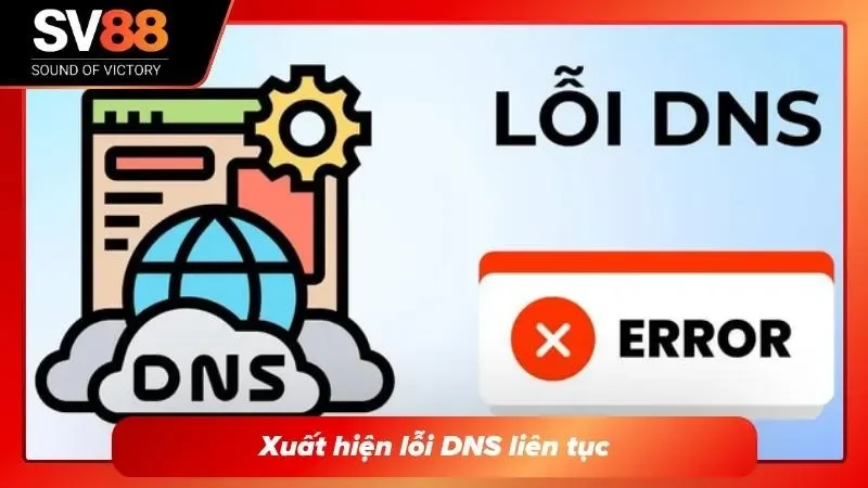 Lỗi DNS dẫn đến tình trạng SV88 bị chặn