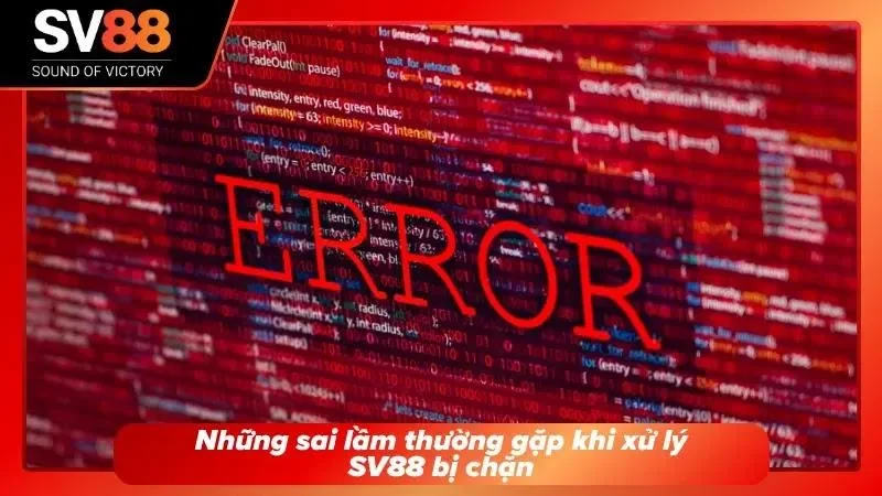 Những lỗi phổ biến khiến không thể khắc phục tình trạng chặn link